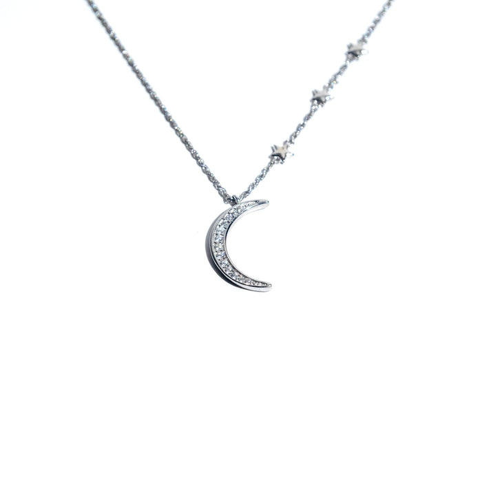 Crescent Moon Necklace Jewelry Dean Chen 